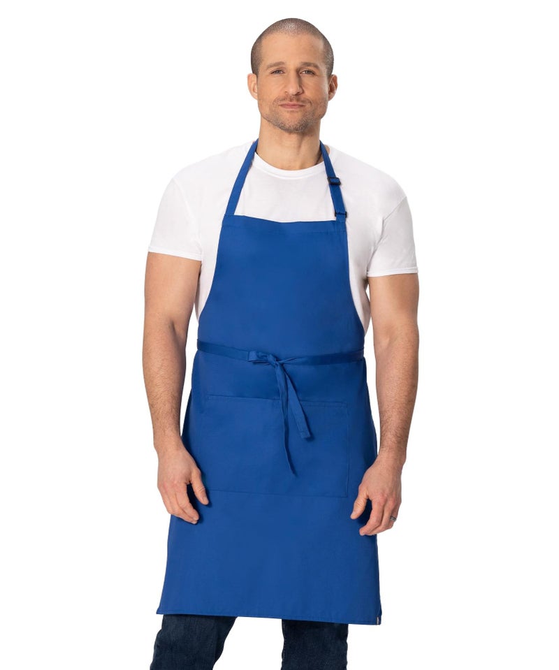 شيف وركس مريلة جزار للجنسين من Chef Works مقاس ملكي واحد - Image 1